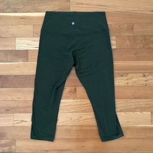 lululemon Align legging crop 21” Dark Olive